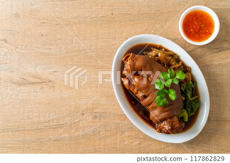 Stewed Pork Knuckle or Stewed Pork Leg Stewed Pork Knuckle or Stewed Pork Leg 117862829