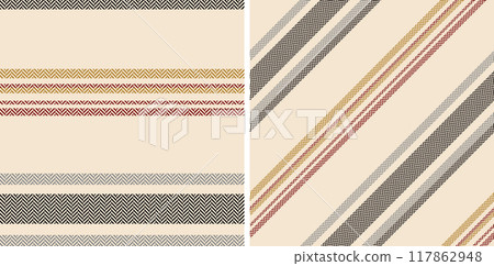 Set seamless stripe pattern. 117862948