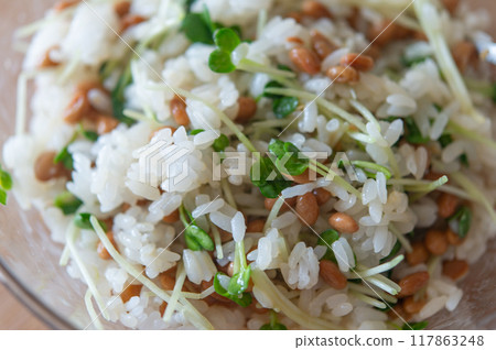 貝殼納豆什錦飯 貝殼納豆什錦飯 117863248