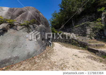 苗木城遺址的石牆 117863364