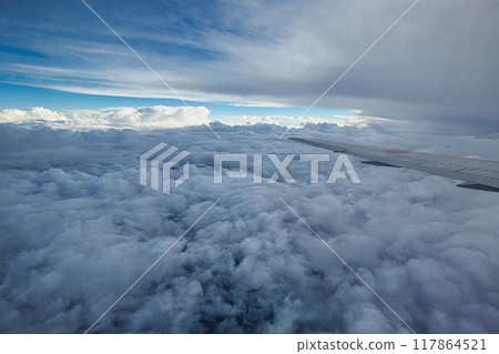 Flying through the sea of clouds 117864521