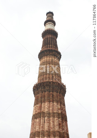 Delhi , India - historical monuments qutub minar 15 august 2024 117864766
