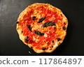 瑪格麗特披薩俯視圖 117864897