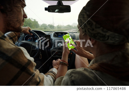 Using mobile app with locality map 117865486