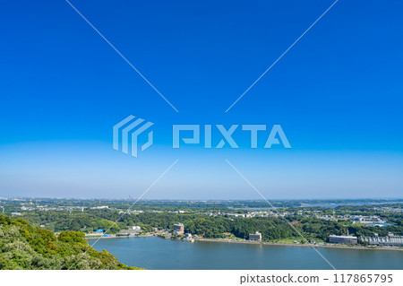 從館山寺大草山展望台看到的風景（靜岡縣） 117865795