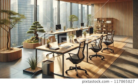 辦公室工作場所 117865827
