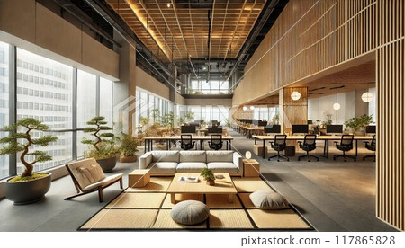 辦公室工作場所 117865828