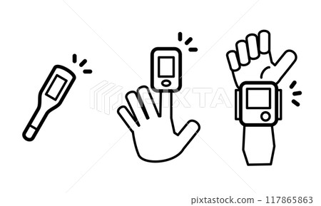 Vital check icon 117865863