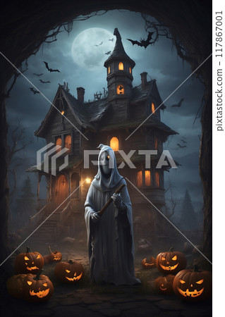 萬聖節服裝AI生成圖像 117867001