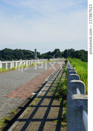 Lake Sayama, also known as Yamaguchi Reservoir, the water source for Tokyo residents 117867023