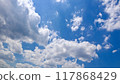  Blue sky and clouds 117868429
