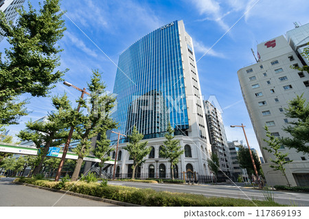 名古屋/丸之內/城市景觀櫻花街名古屋商科大學丸之內塔 名古屋/丸之內/城市景觀櫻花街名古屋商科大學丸之內塔 117869193