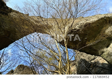 妙代山第一關門和岩石山峰 妙代山第一關門和岩石山峰 117869452