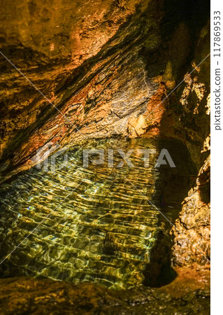 Ryugaiwa Cave (Hamamatsu City) Inside the cave: Fountain of Longevity 117869533