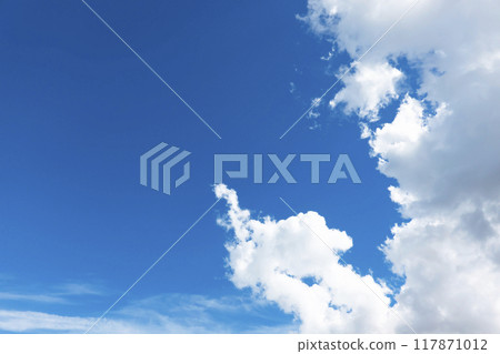 Summer blue sky and clouds Summer blue sky and clouds 117871012