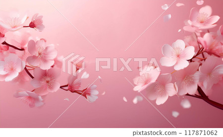 AI-generated image: Cherry blossom petals AI-generated image: Cherry blossom petals 117871062