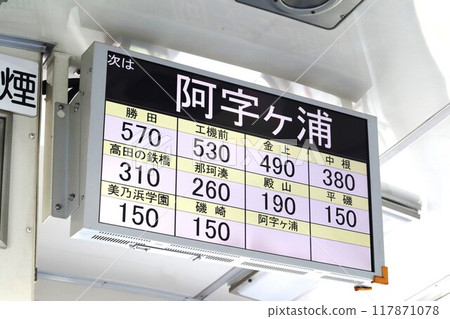常陸那珂海濱鐵道車輛票價顯示板 117871078