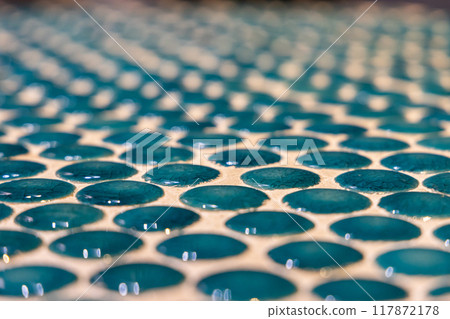 The Mystical Dance of Dots on Glazed Table The Mystical Dance of Dots on Glazed Table 117872178