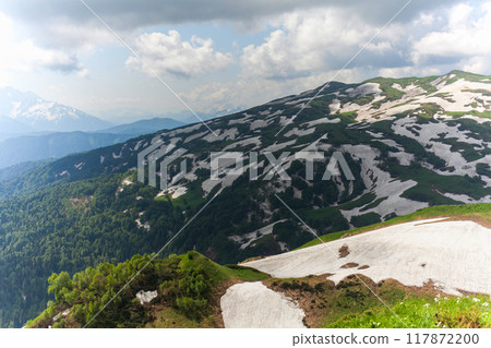Majestic Mountain Peaks in Summer Majestic Mountain Peaks in Summer 117872200