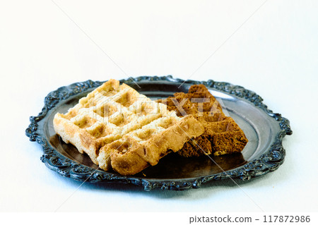 Two homemade on white background Two homemade on white background 117872986