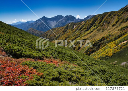 從紅葉滿布的一之澤到大天陽岳 從紅葉滿布的一之澤到大天陽岳 117873721