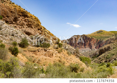 Serpentine Path Through Armenian Canyon Serpentine Path Through Armenian Canyon 117874358