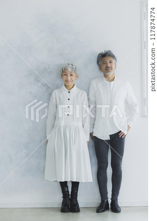 A couple of gray hair A couple of gray hair 117874774