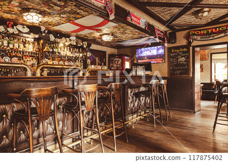 A Cozy Pub in Saint Petersburg, Russia A Cozy Pub in Saint Petersburg, Russia 117875402