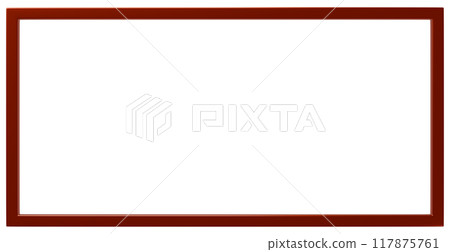 3D material_metal frame_red 117875761