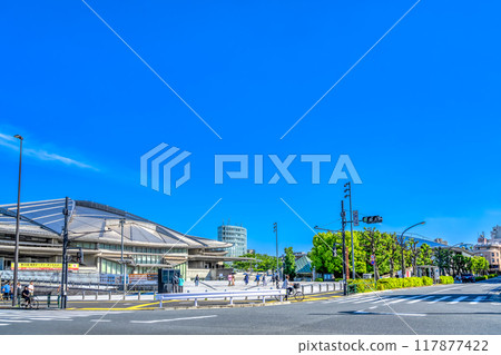 東京千馱谷站澀谷區的都市景觀 117877422