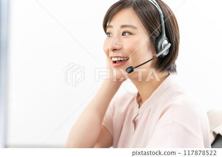 中女耳機遠程商務 117878522