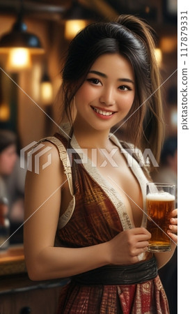 Fun at the bar. Let's drink!! 117879331