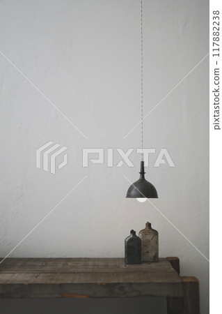 Lamps and bottles Lamps and bottles 117882238