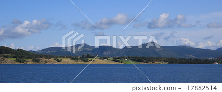 Coastal landscape in Rogaland, Norway. 117882514