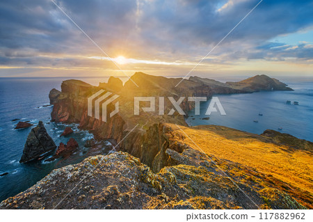 Madeira Island landscape. Ponta do Sao Lorenco. Madeira, Portugal 117882962