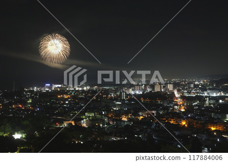 Fireworks from Kamine Park, Hitachi City, Ibaraki Prefecture 117884006