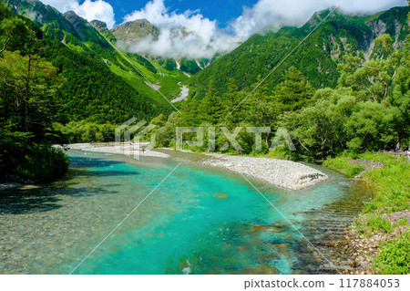 Azusagawa and Hodaka mountains Azusagawa and Hodaka mountains 117884053