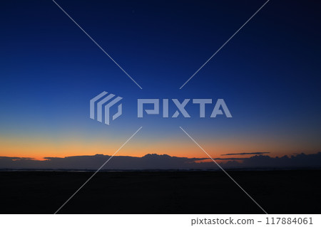 從九十九里海岸看到的日出 117884061