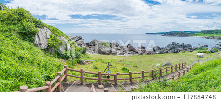 「青森縣」陸奧海風路線 中須賀海岸/種差海岸 夏季 117884748