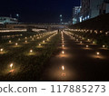 Candlelit riverbank 117885273
