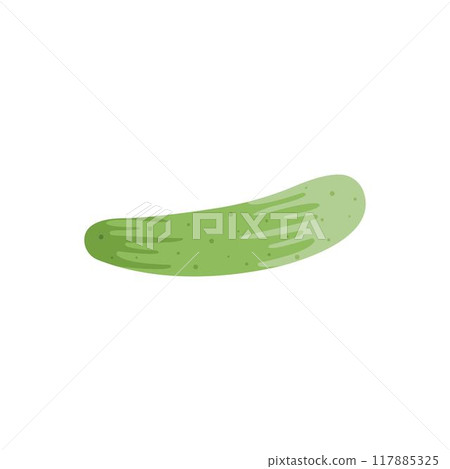 Cucumber logo vector icon simple illustration design Cucumber logo vector icon simple illustration design 117885325