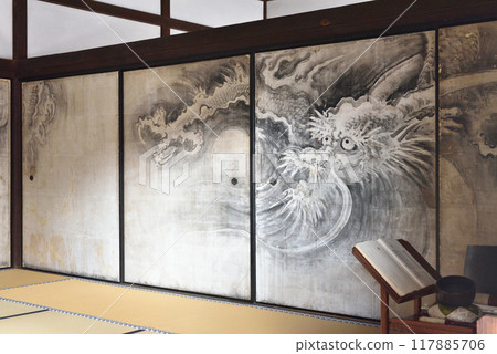 龍源院、北條室的隔間畫《龍圖》 117885706