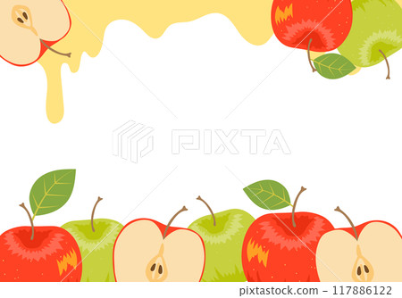 新鮮蘋果架 117886122