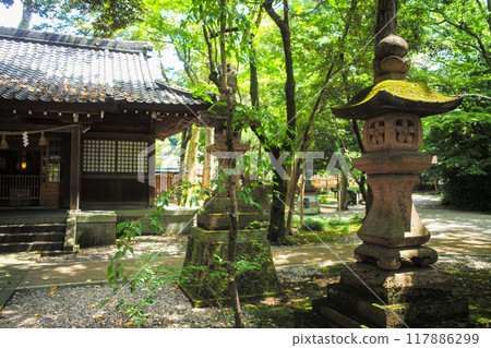 Oyama Shrine in summer Oyama Shrine in summer 117886299