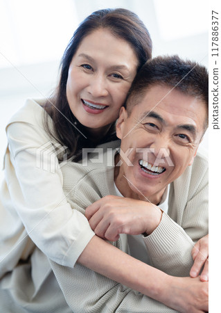 A friendly senior couple A friendly senior couple 117886377