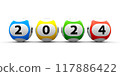 Lottery balls 2024 117886422