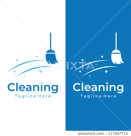 Cleaning Logo template design.Cleaning protection,house cleaner with washing spray and cleaning tools. Cleaning Logo template design.Cleaning protection,house cleaner with washing spray and cleaning tools. 117887710
