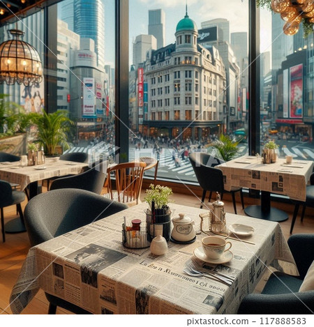 Terrace with table Terrace with table 117888583