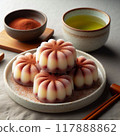 Delicious Japanese sweets 117888862