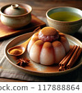 Delicious Japanese sweets 117888864